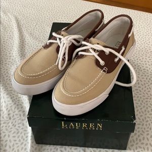 Ralph Lauren boat shoes barely worn